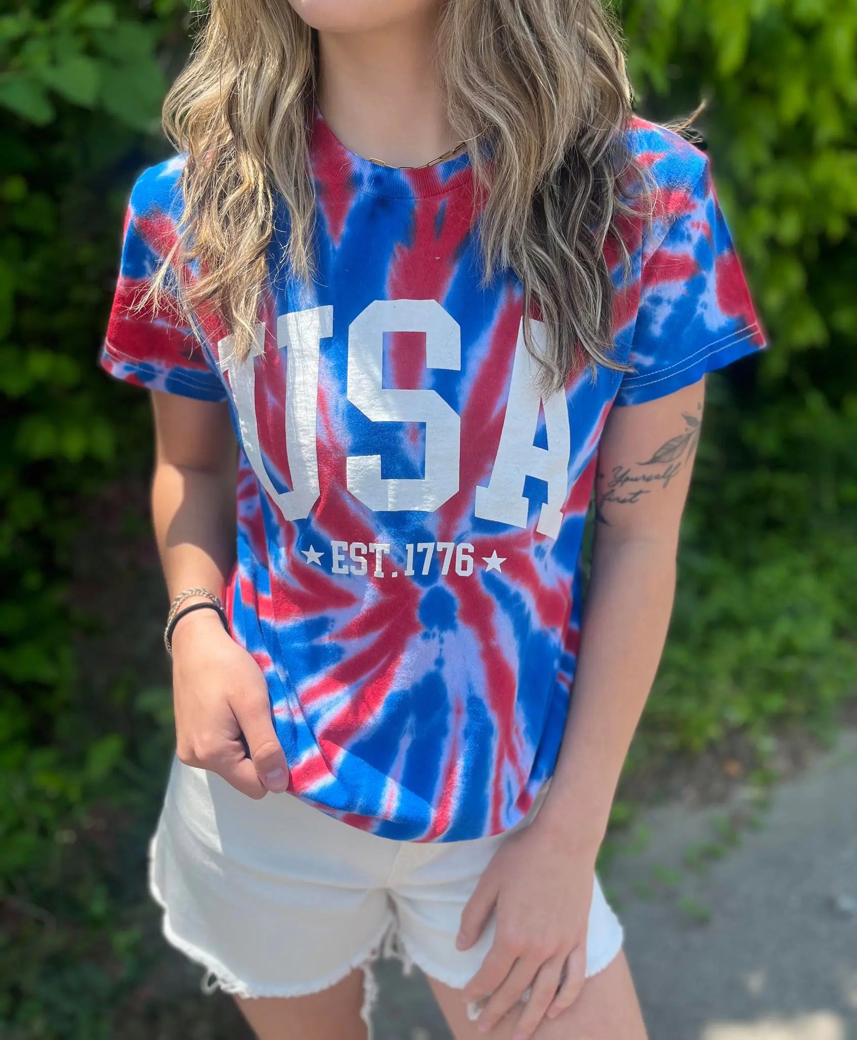 Tie Dye USA Tee