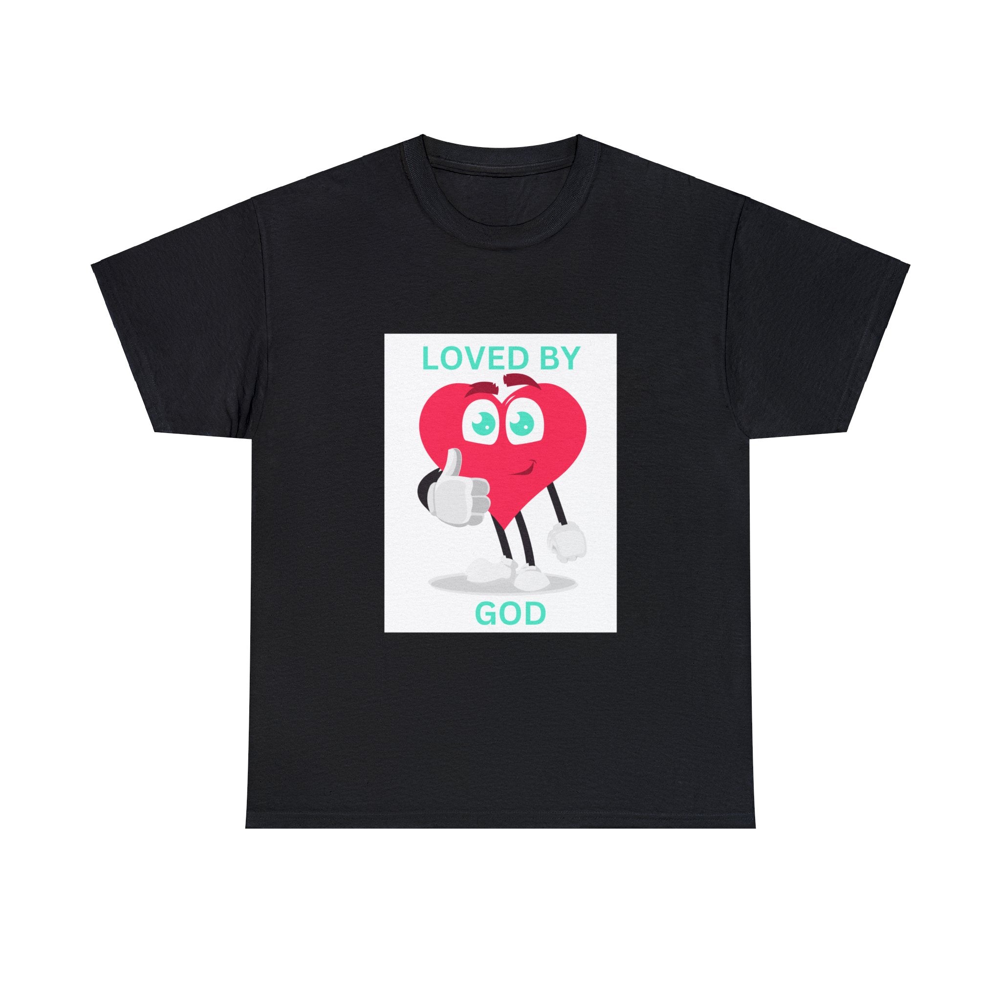 LOVED BY GOD, Unisex Heavy Cotton Tee