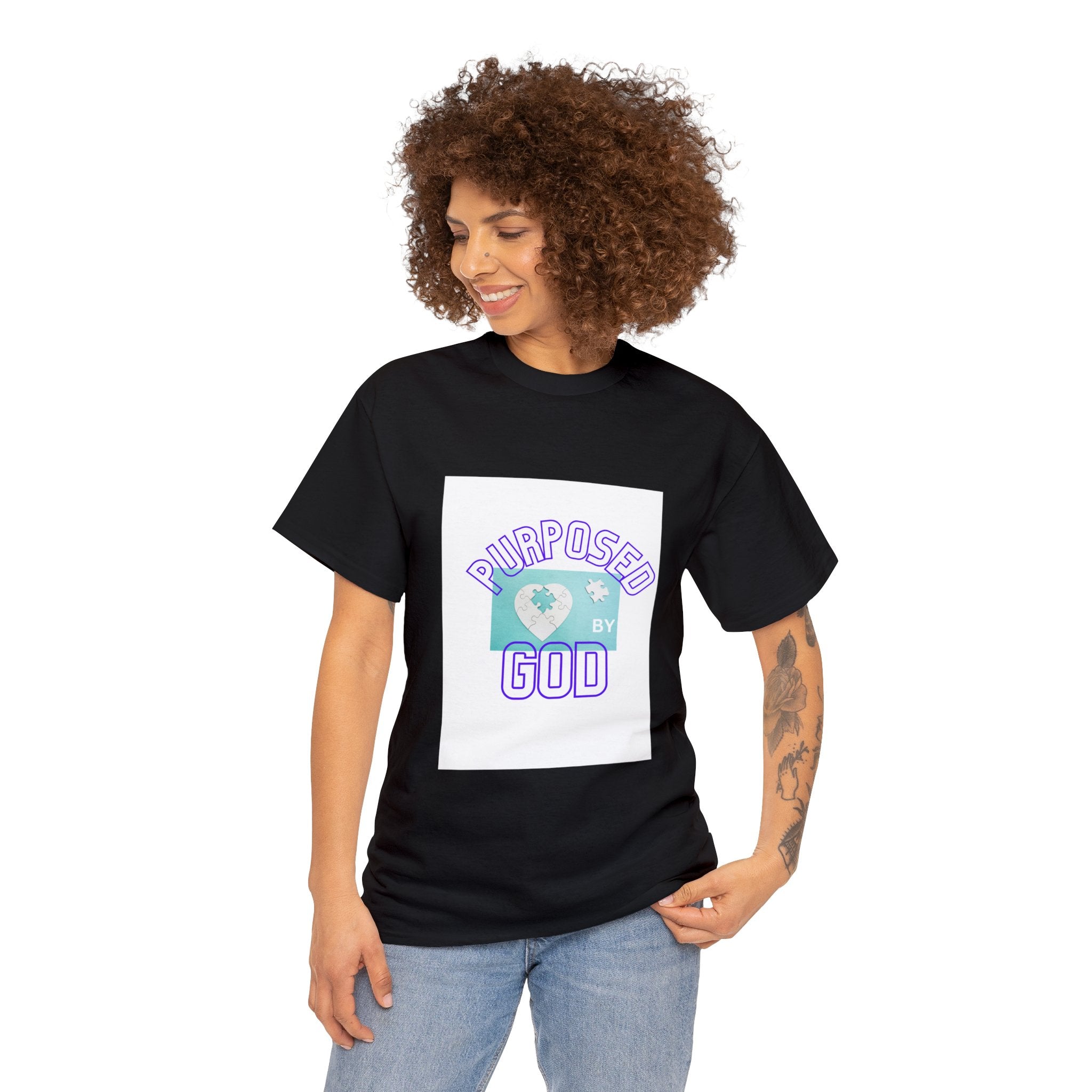 Purposed by God, Unisex Heavy Cotton Tee