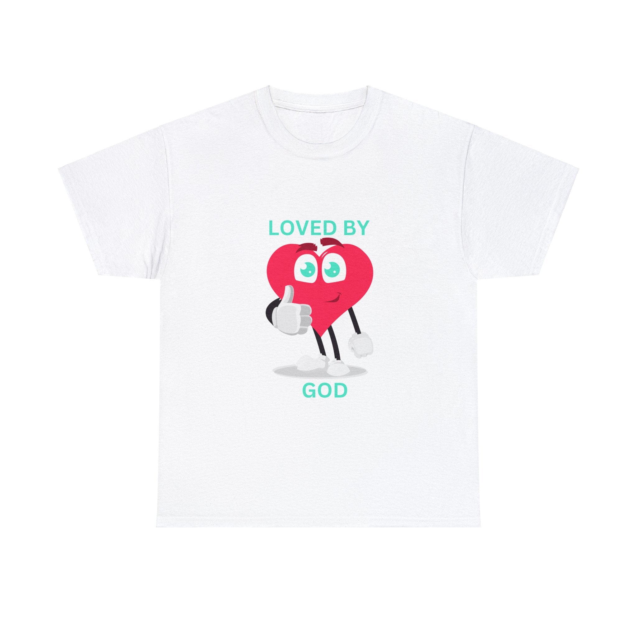 LOVED BY GOD, Unisex Heavy Cotton Tee