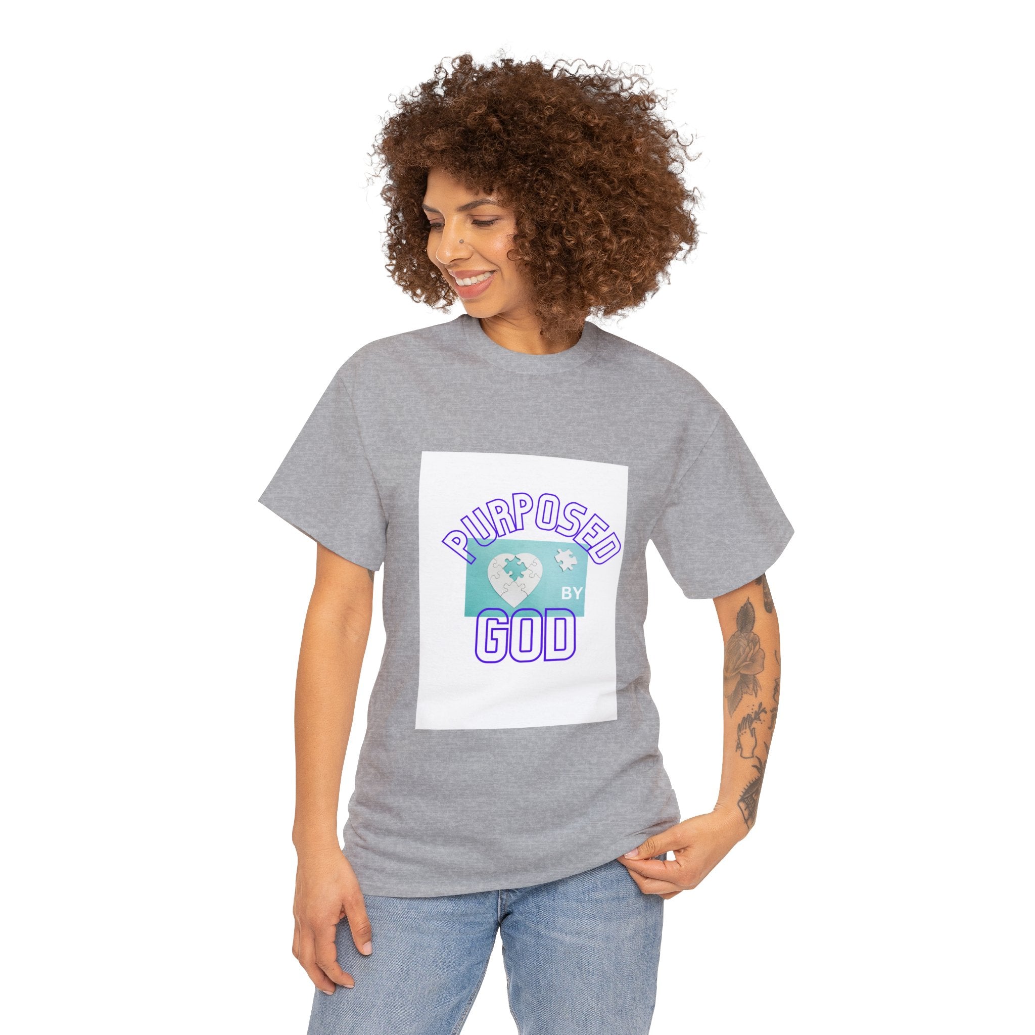 Purposed by God, Unisex Heavy Cotton Tee