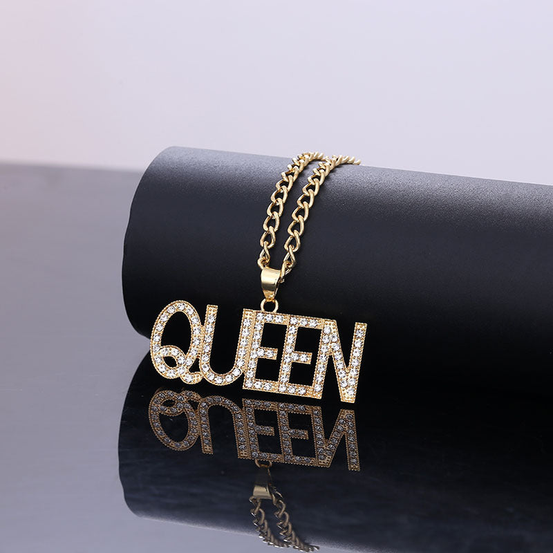 Alphabet QUEEN necklace