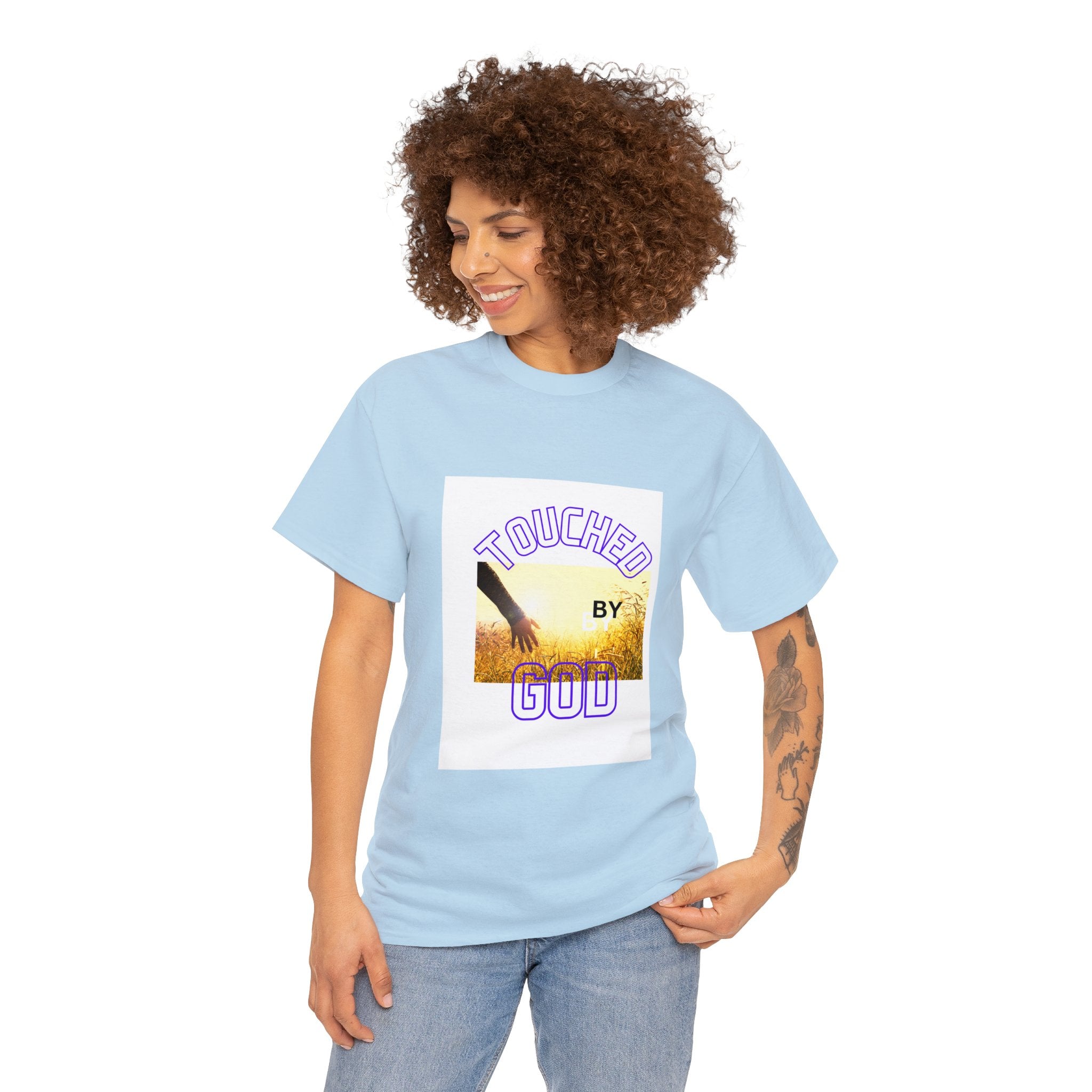 Touched by God, Unisex Heavy Cotton Tee