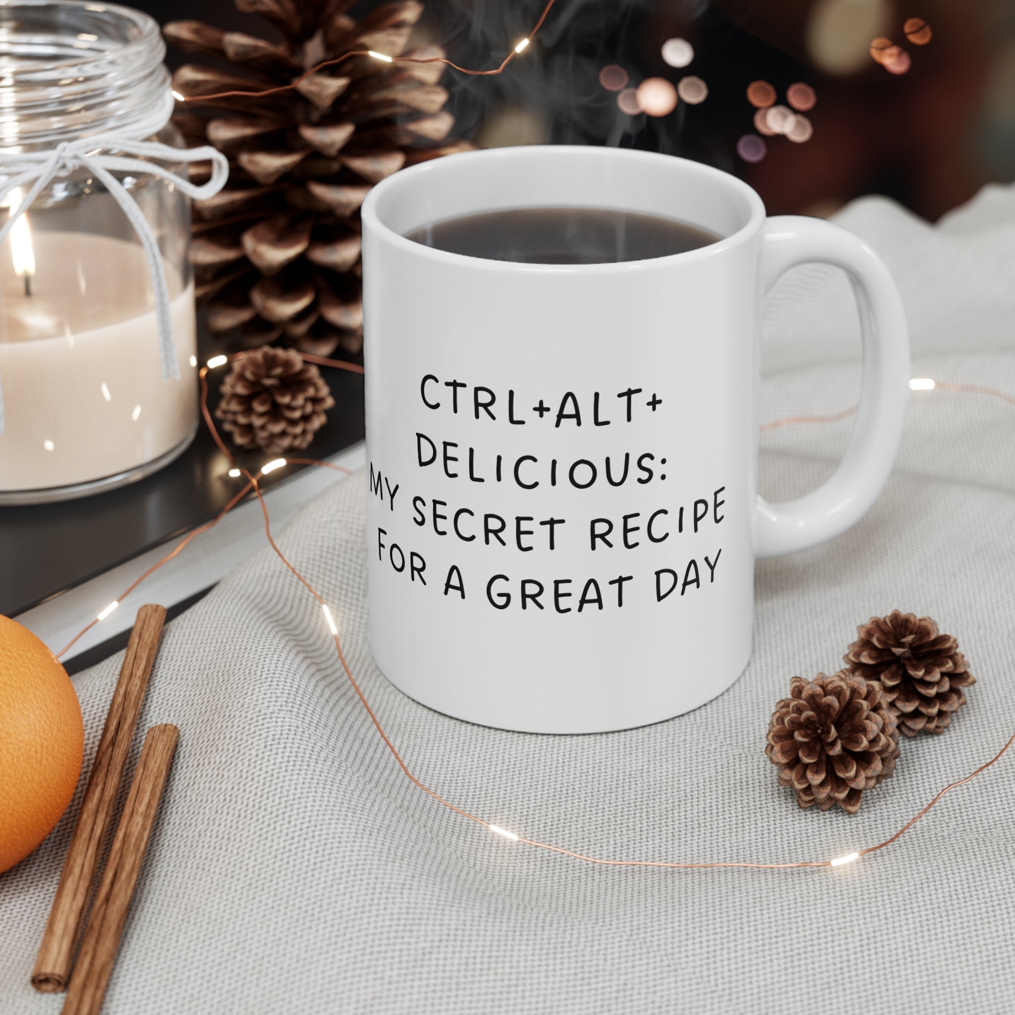 Ctrl+Alt+Delicious Ceramic Mug 11oz