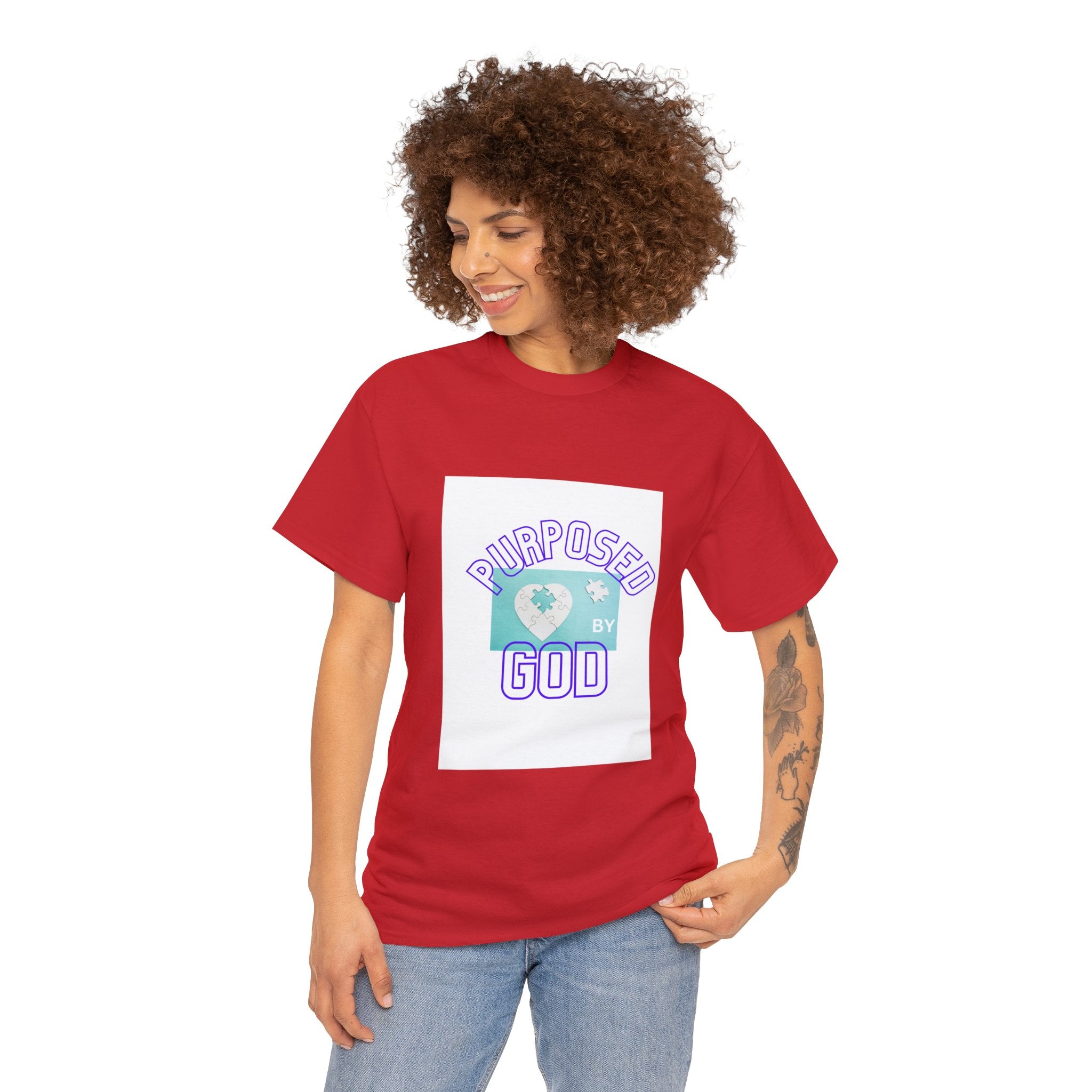 Purposed by God, Unisex Heavy Cotton Tee