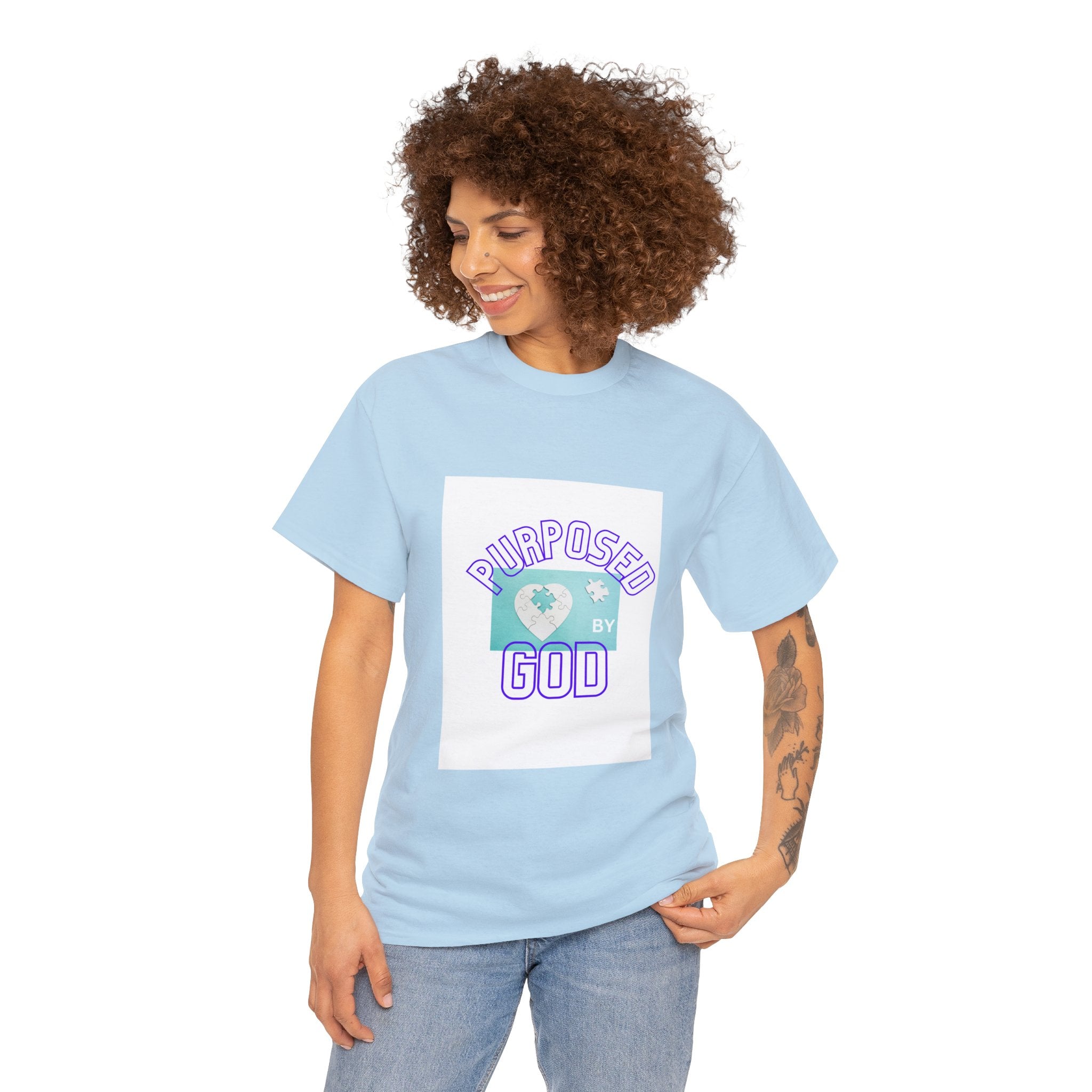 Purposed by God, Unisex Heavy Cotton Tee