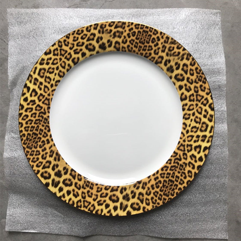 Porcelain Coffee Mugs and coffee cups Dinner Plate Sets Bone China Tableware Drinkware Leopard Luxury Designs New Arrival