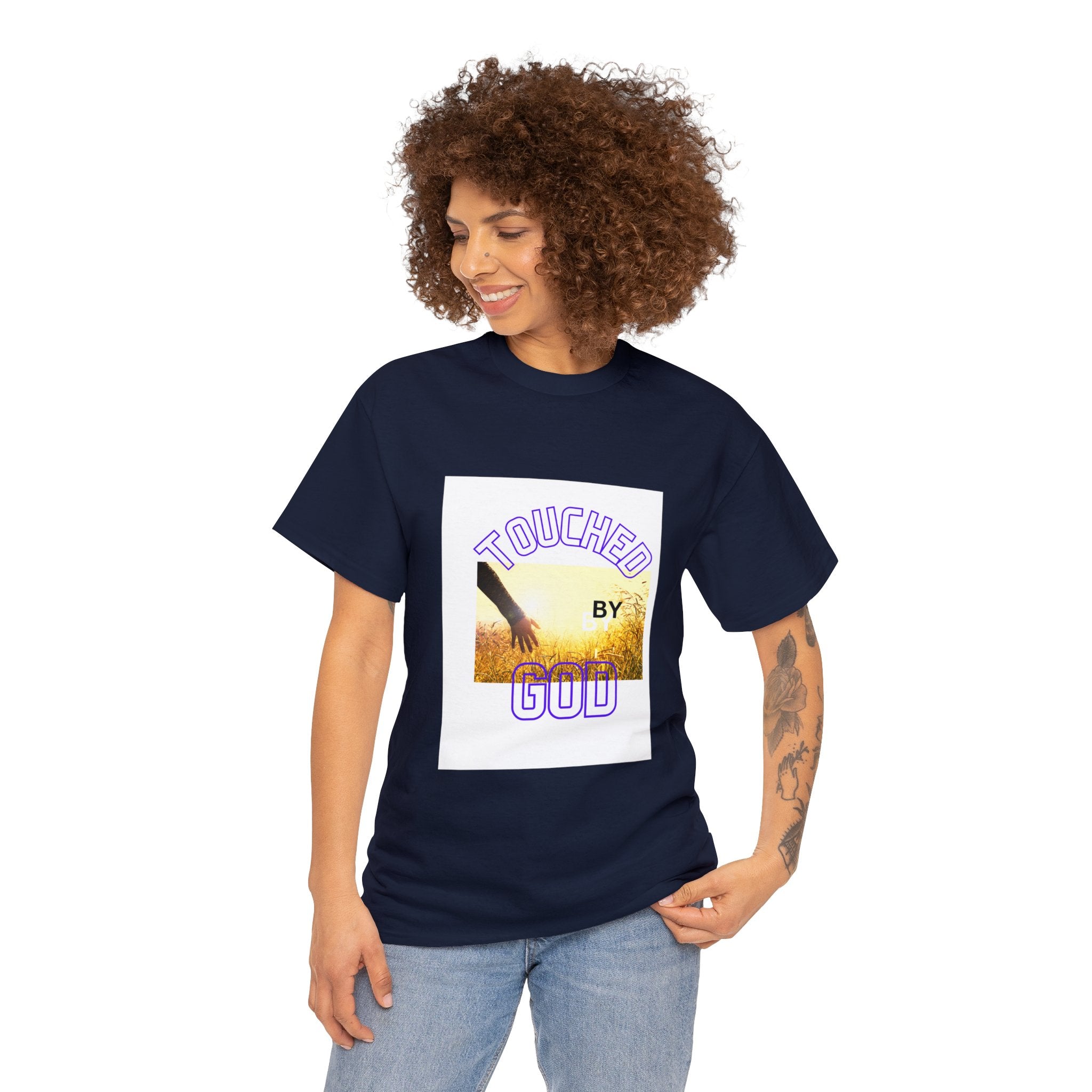 Touched by God, Unisex Heavy Cotton Tee