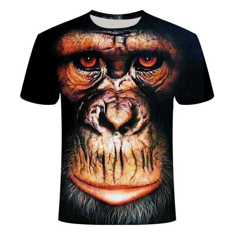 3D digital printing men's T-shirt