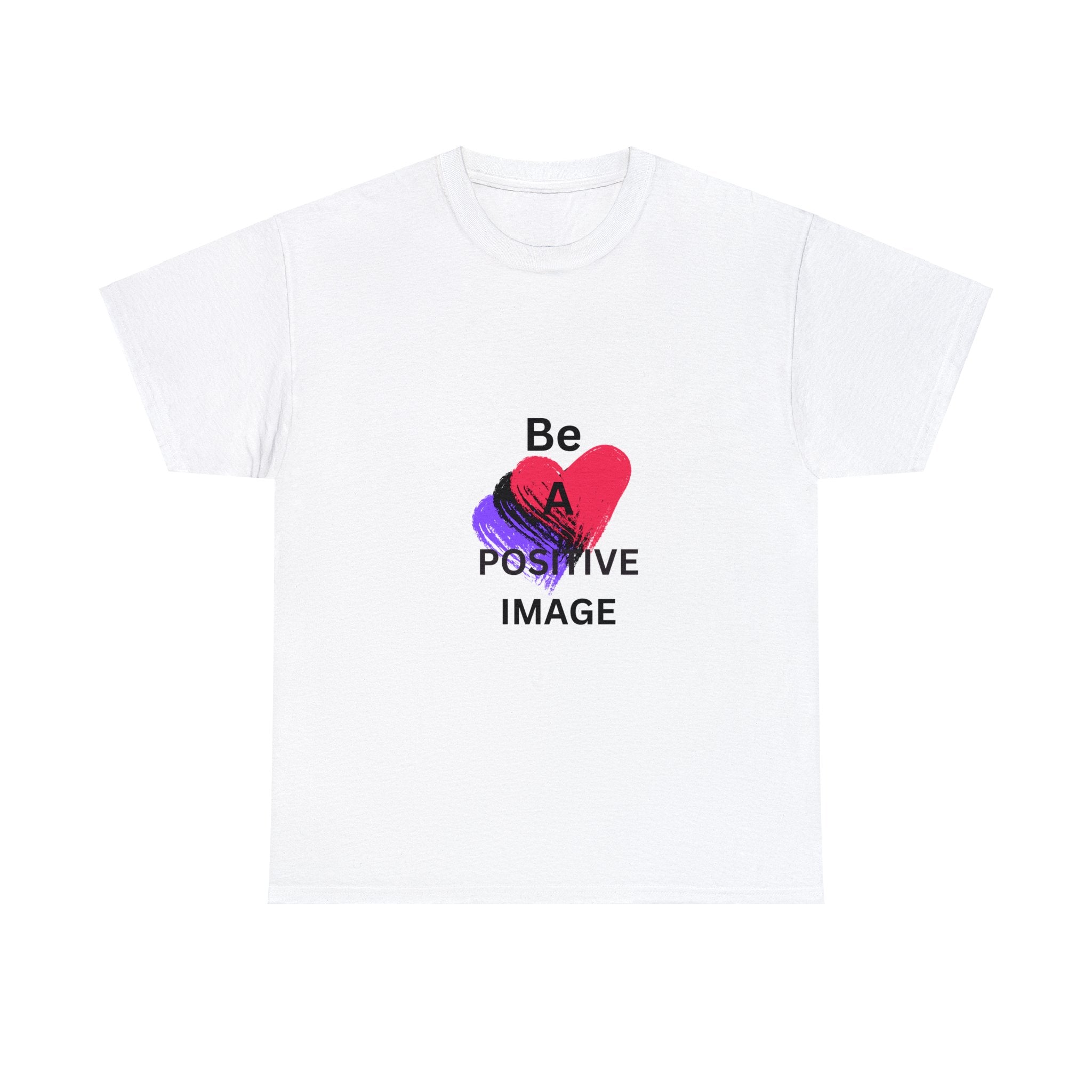 Unisex Heavy Cotton Tee with a Positive Message