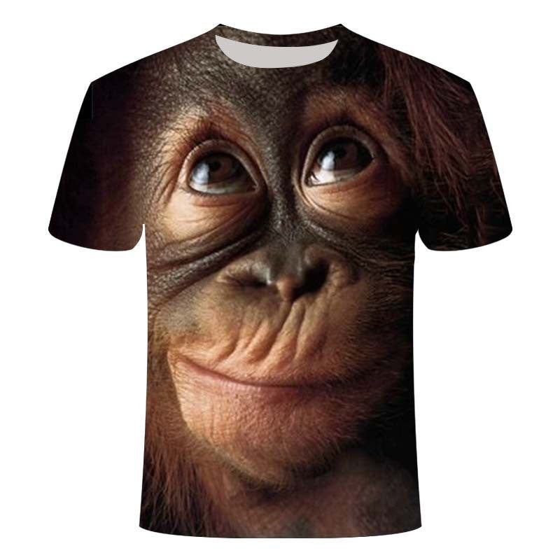 3D digital printing men's T-shirt