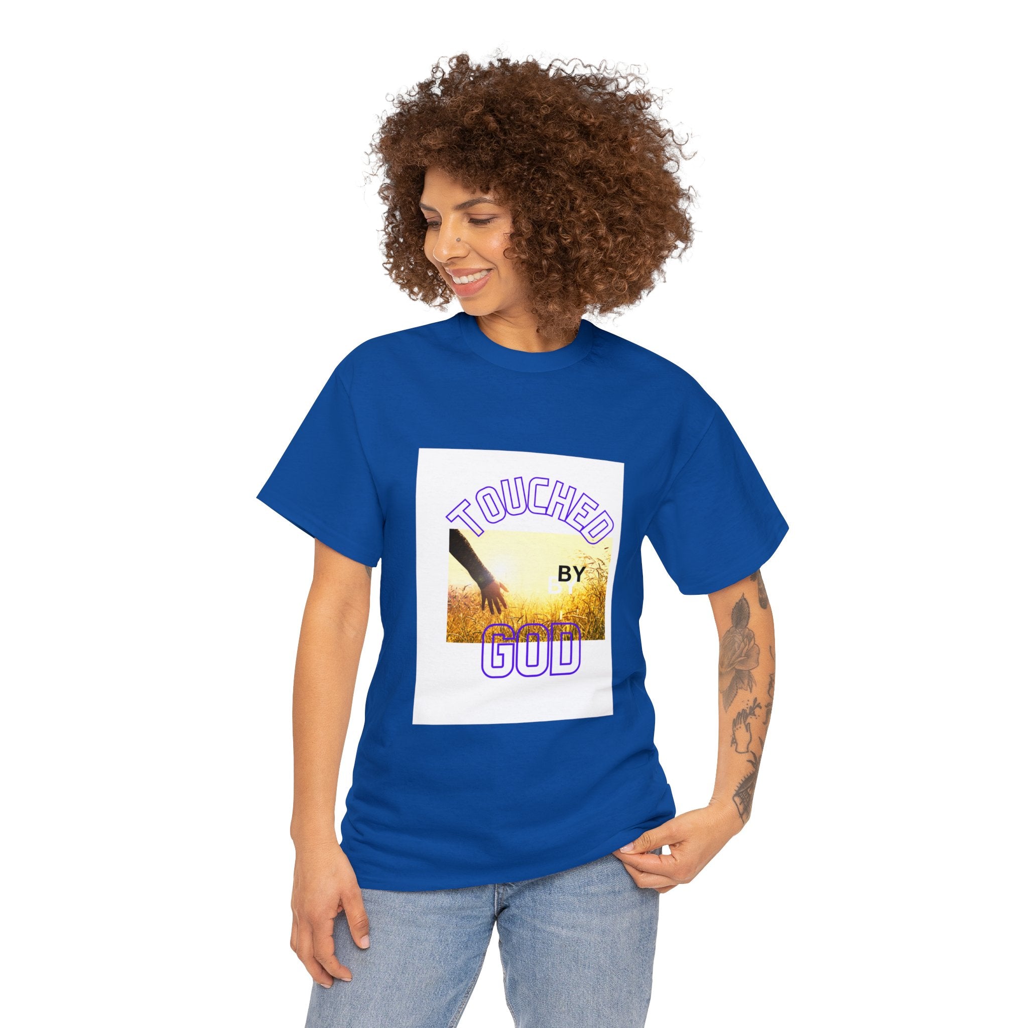 Touched by God, Unisex Heavy Cotton Tee