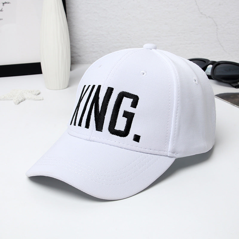 Autumn New King Queen Letter Couple Hat