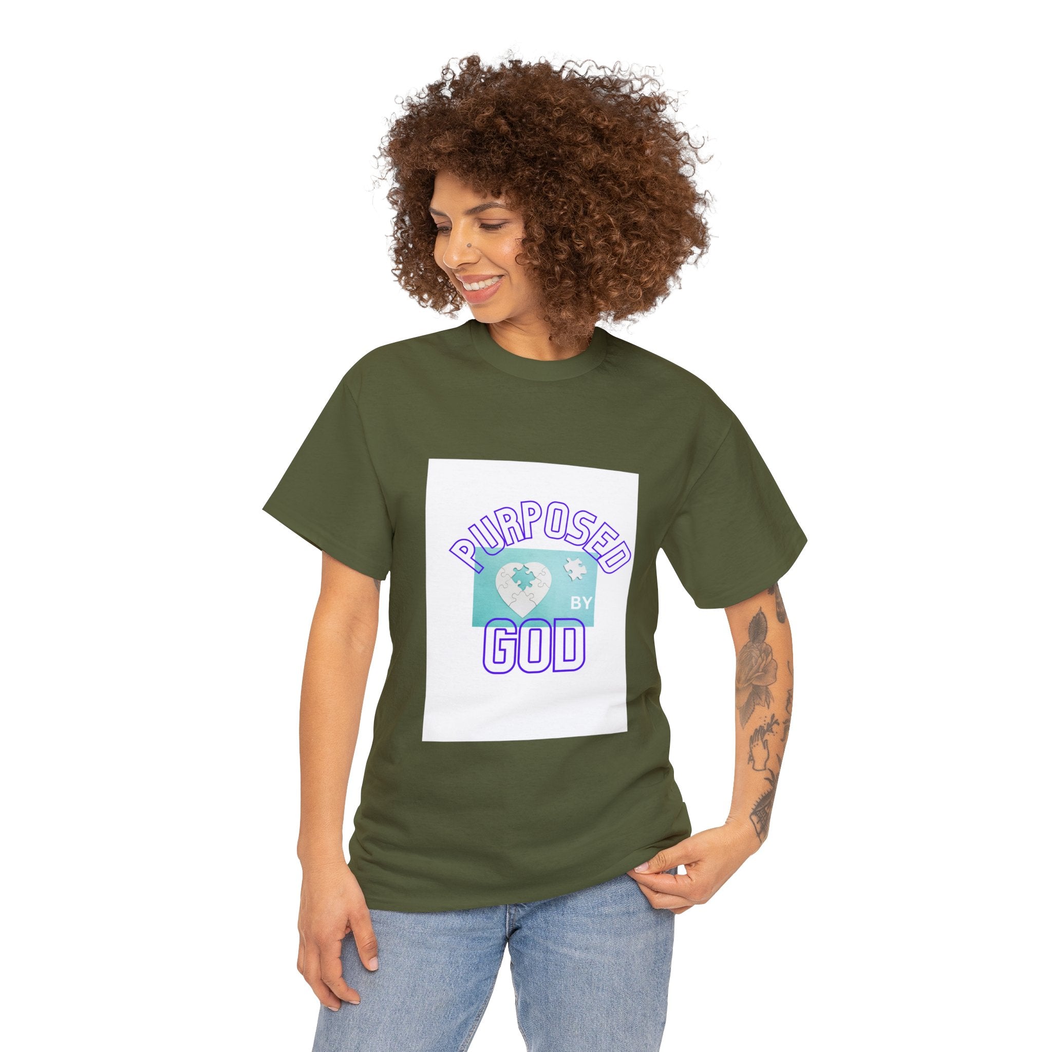 Purposed by God, Unisex Heavy Cotton Tee