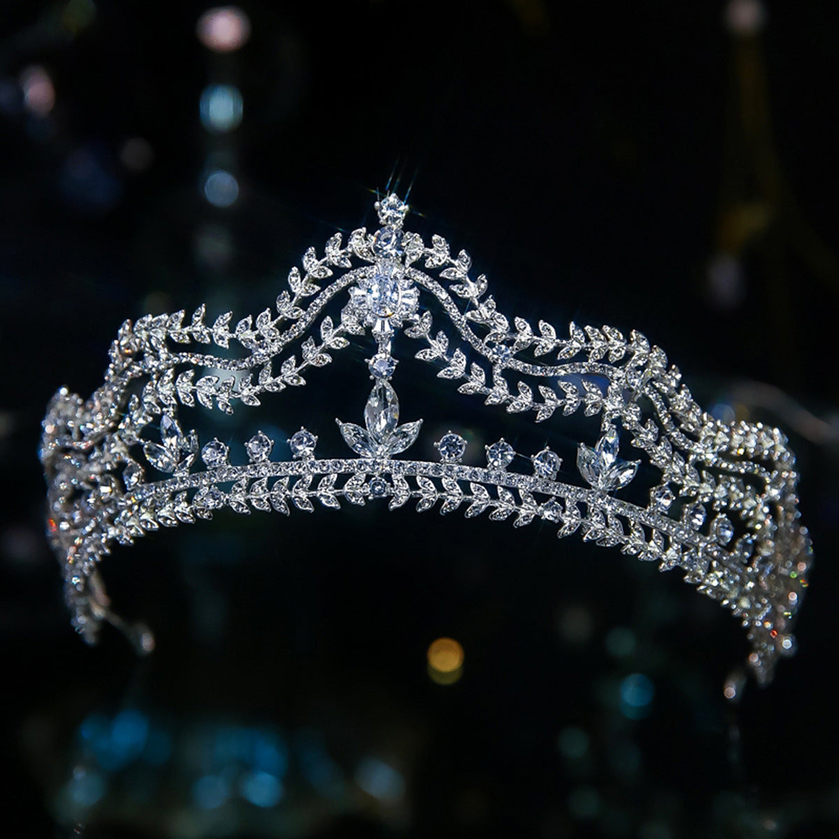 Bride Korean Rhinestone Queen Hair Band