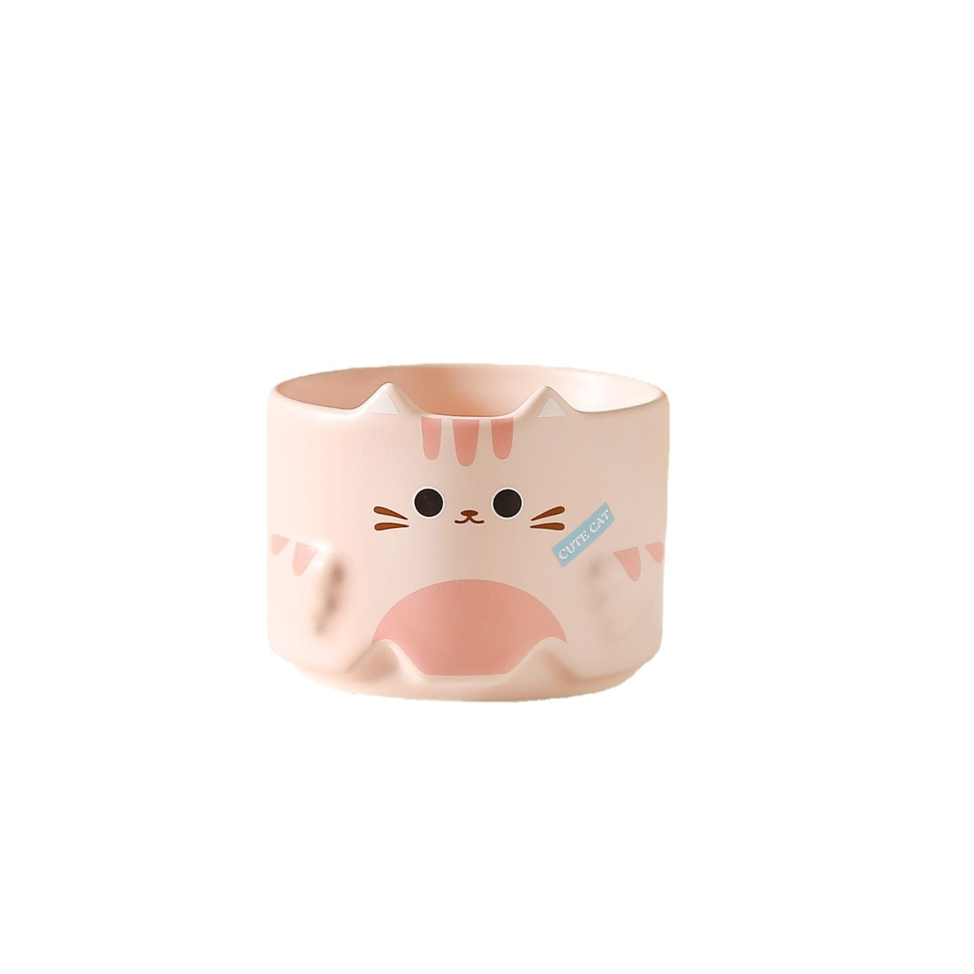 Cat Ceramic Cup Cartoon Stacked Mug