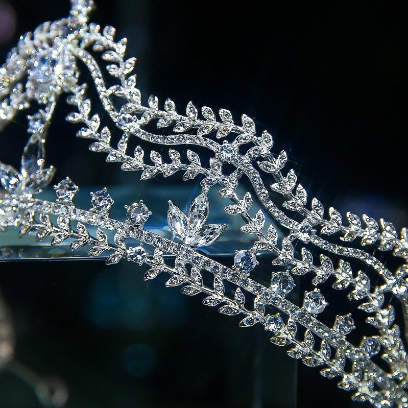 Bride Korean Rhinestone Queen Hair Band