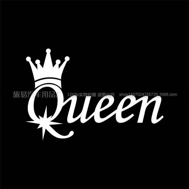 Car Stickers QUEEN Personalized Customization