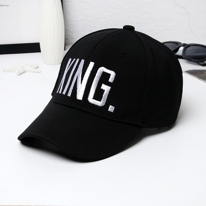 Autumn New King Queen Letter Couple Hat