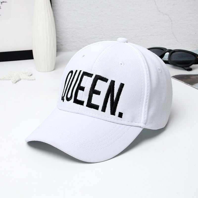 Autumn New King Queen Letter Couple Hat