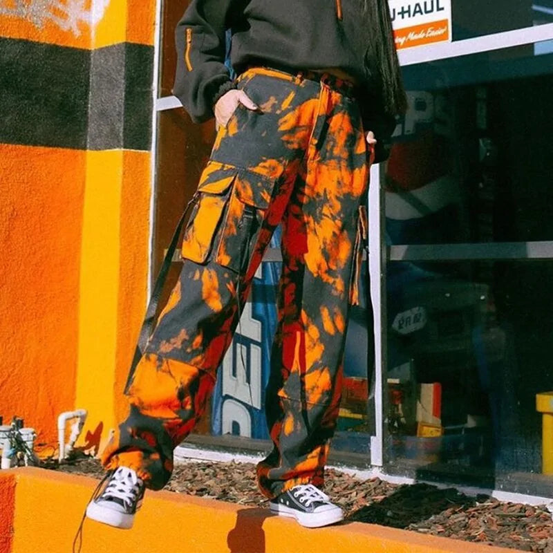 Tie Dye Cargo Pants