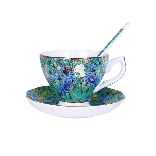 The Sower Irises Saint-Remy Coffee Tea Cups