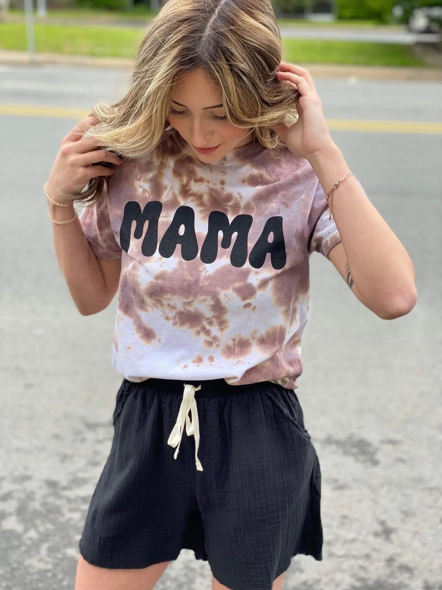 Mama Tie Dye Tee