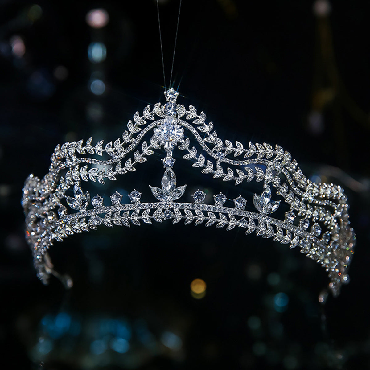 Bride Korean Rhinestone Queen Hair Band