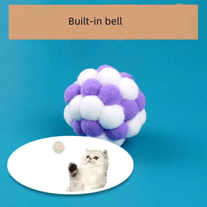 Bite Resistant Funny Cat Toy Cat Supplies Bell Ball