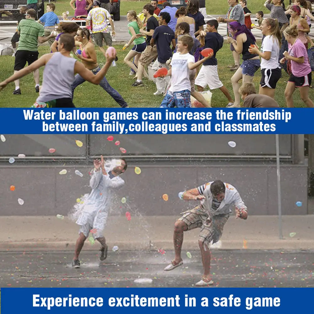 Quick Fill Water Balloons Summer Splash Party Fun