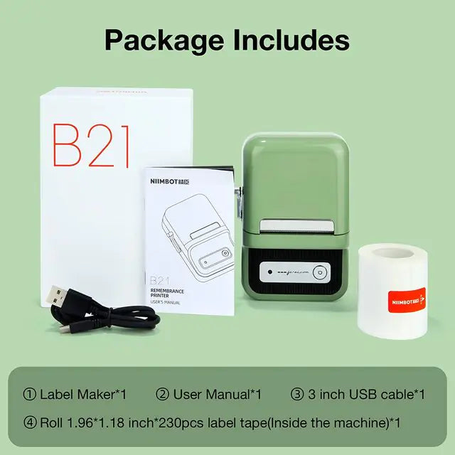 B21 Inkless Label Maker