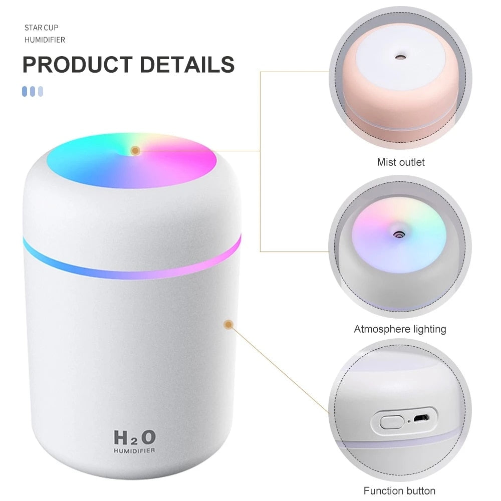 Colorful Night Light Humidifier