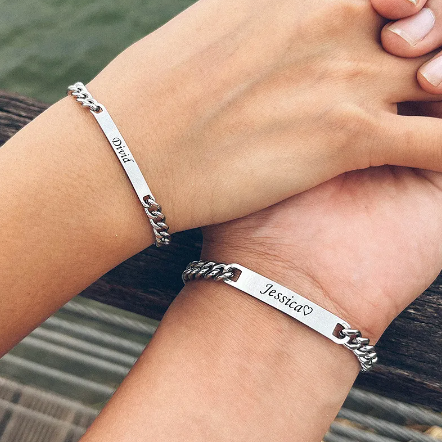 Engraved Bracelet Set