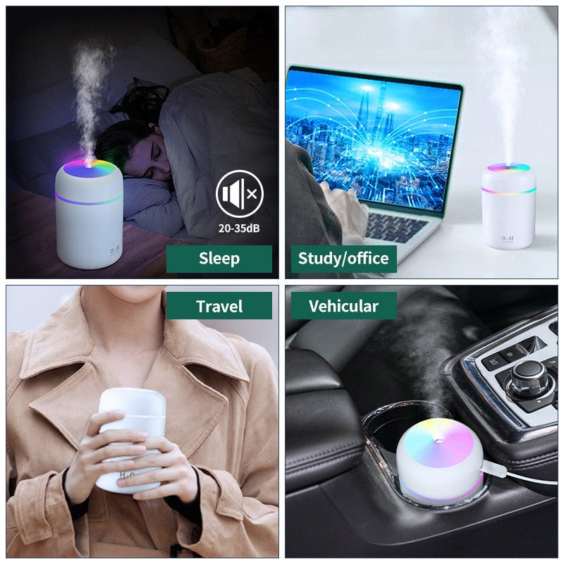 Colorful Night Light Humidifier