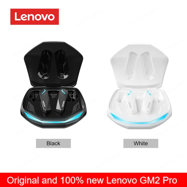 Original Lenovo GM2 Pro 5.3 Earphone Bluetooth Wireless Earbuds Low Latency Headphones HD Call Dual Mode Gaming Headset With Mic